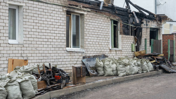 Professional Fire Damage Repair technician working in Frederick, PA